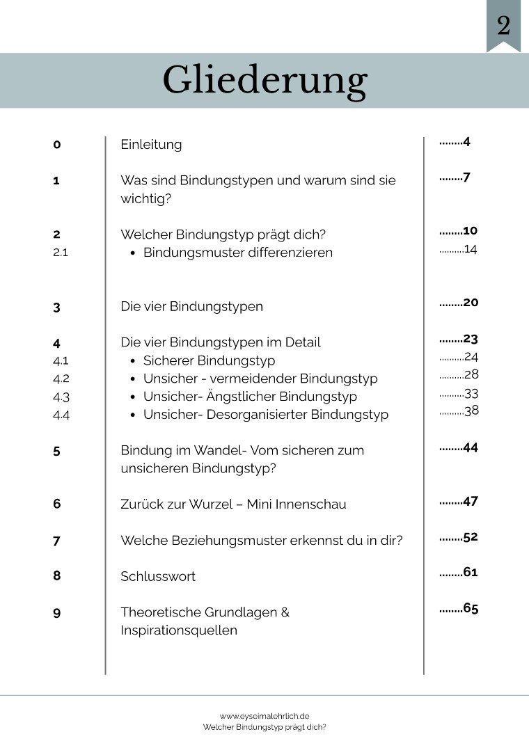 Leseprobe: Gliederung