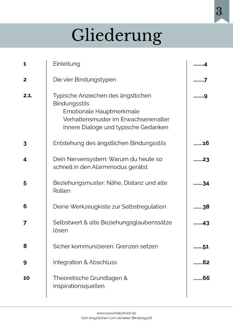 Leseprobe: Gliederung
